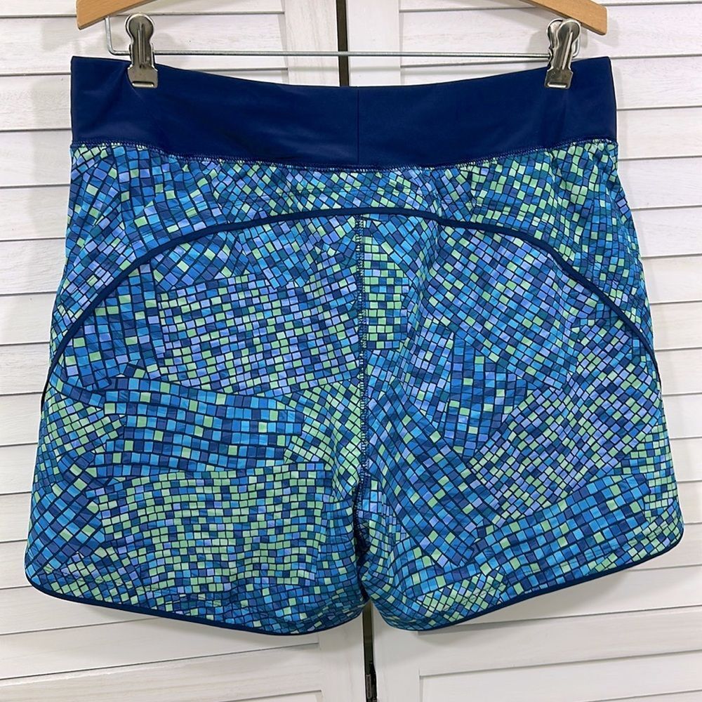 Lands End Swim Size 12 Board Skort Tropical Lands' End - Picture 7 of 14